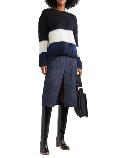 Gabriela Hearst Midi Skirts In Blue