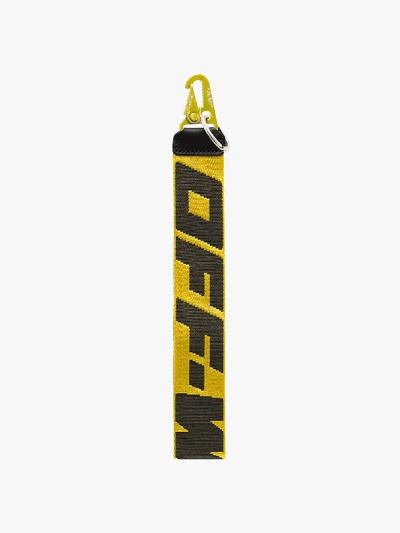 Shop Off-white Polyamide/polyester/leather In Yellow