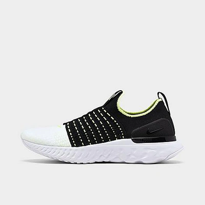 Shop Nike Women's React Phantom Run Flyknit 2 Running Shoes In Black
