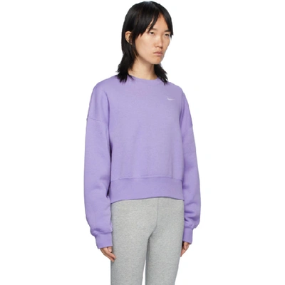 Nike purple sweater sale