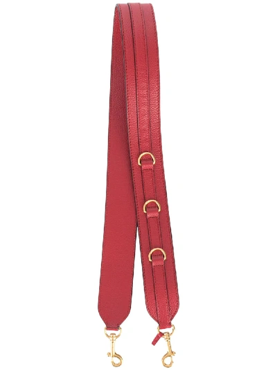 Shop Mulberry Personalisation Strap In Red