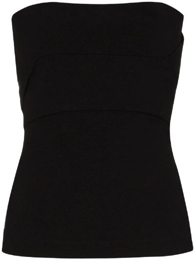 Shop Rick Owens Fitted Corset Top In Black