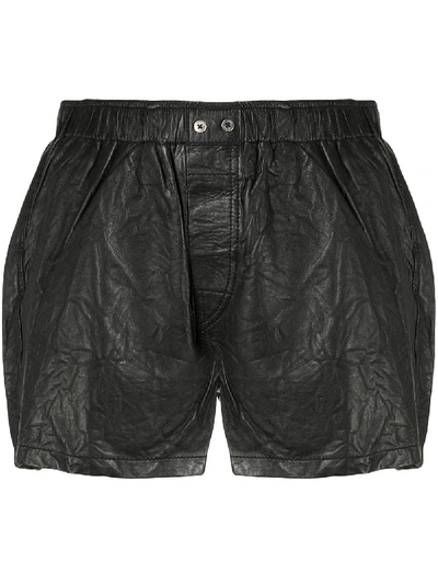Shop Zadig & Voltaire High-rise Crinkle Shorts In Black