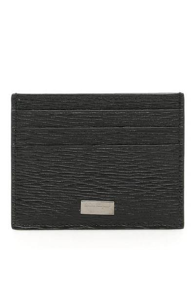 Shop Ferragamo Credit Card Holder In Nero (black)