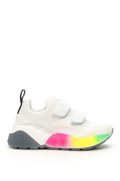 Shop Stella Mccartney Eclypse Sneakers In Wht Wht Wht W G Eblk (white)