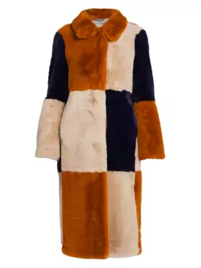 Shop Stella Mccartney Women's Adalyn Faux-fur Coat In Oat