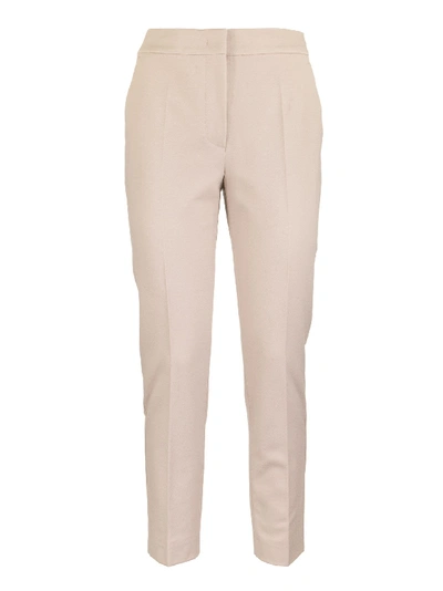 Shop Max Mara Pegno Viscose Jersey Trousers In Light Pink
