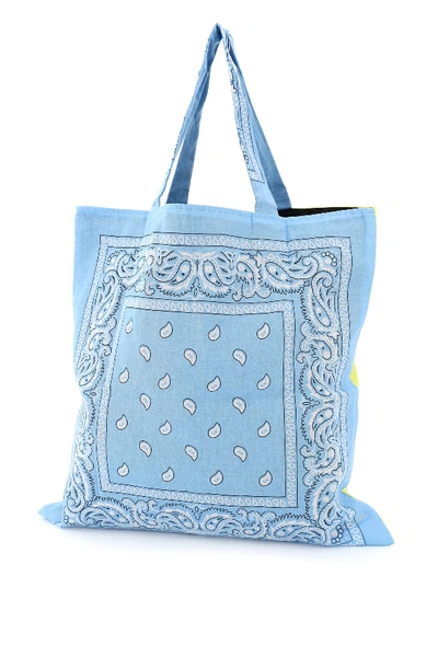 Shop Arizona Love Bandana Print Tote Bag In Blue Yellow (yellow)