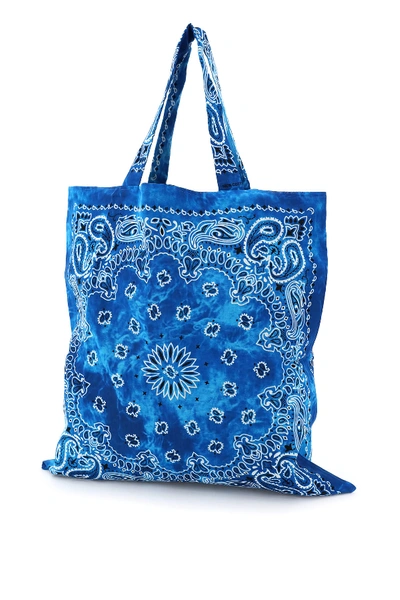 Shop Arizona Love Bandana Print Tote Bag In Blue Tdy Blue Tdy (blue)