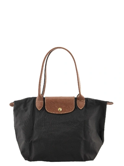 Shop Longchamp Le Pliage Tote Bag S Shoulder Bags In Black