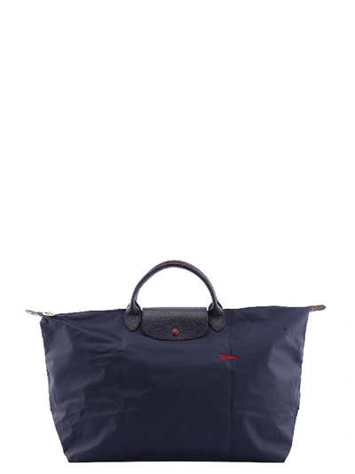 Shop Longchamp Le Pliage Club - Travel Bag In Navy