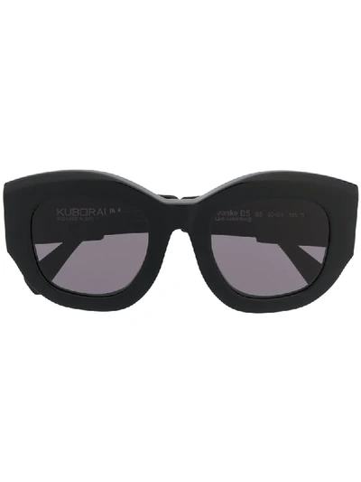 Shop Kuboraum B5 Mask Unisex Sunglasses In Black