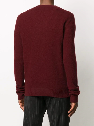 Shop Etro Logo-jacquard Sweater In Red