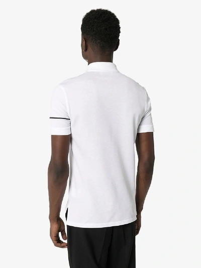 Shop Givenchy Cotton Polo Shirt In White