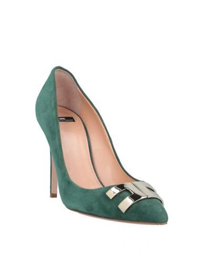 Elisabetta Franchi Pumps In Dark Green