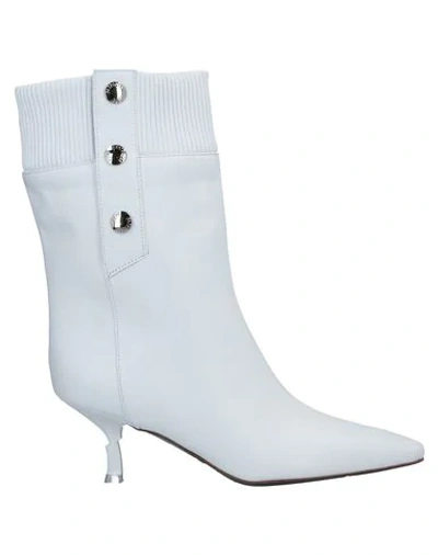 Shop Patrizia Pepe Ankle Boots In White