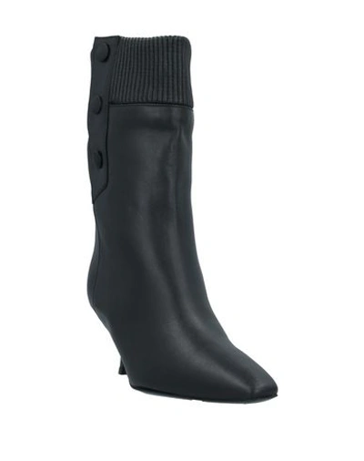 Shop Patrizia Pepe Woman Ankle Boots Black Size 8 Soft Leather