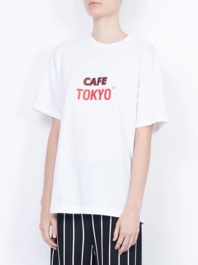 Shop Vetements Cafe Tokyo Reykjavik T-shirt White