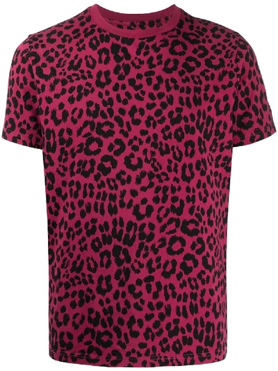 Shop Kenzo Leopard Pattern T-shirt In Purple