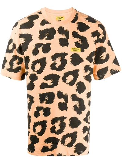Shop Chinatown Market Ctm Leopard-print T-shirt In Orange