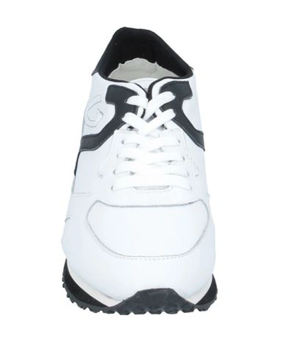 Shop Alberto Guardiani Sneakers In White