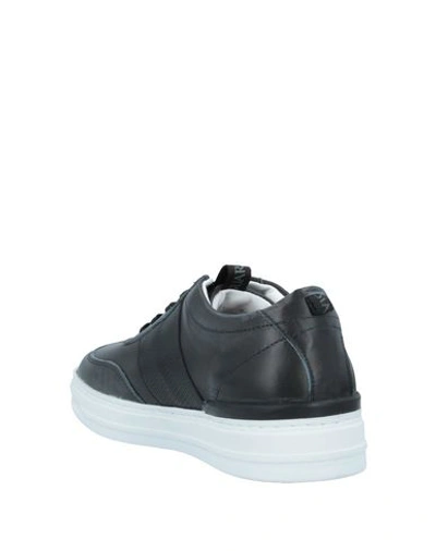 Shop Alberto Guardiani Man Sneakers Black Size 9 Soft Leather