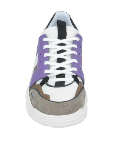 Shop Ami Alexandre Mattiussi Sneakers In Purple