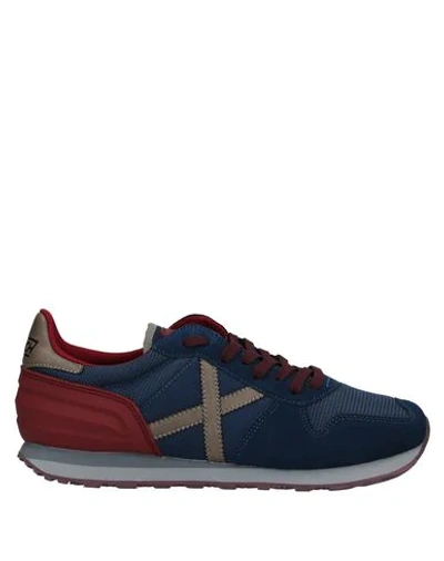 Shop Munich Sneakers In Dark Blue