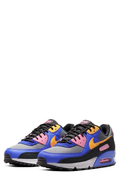 Shop Nike Air Max 90 Qs Sneaker In Violet/ Pollen Rise/ Black