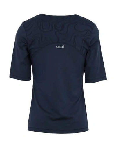 Shop Casall T-shirts In Dark Blue