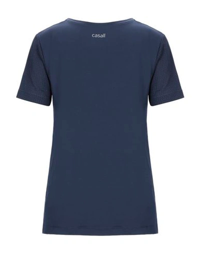 Shop Casall T-shirt In Dark Blue