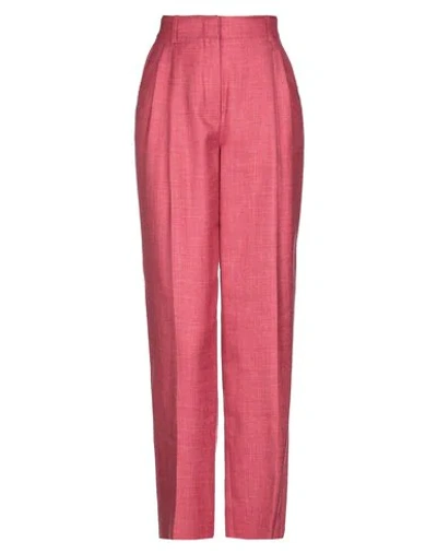 Shop Casasola Woman Pants Brick Red Size 6 Virgin Wool, Silk, Linen