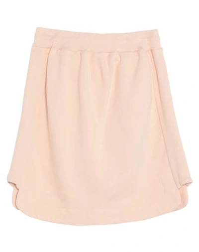 Shop Alberta Ferretti Woman Mini Skirt Blush Size M Cotton In Pink