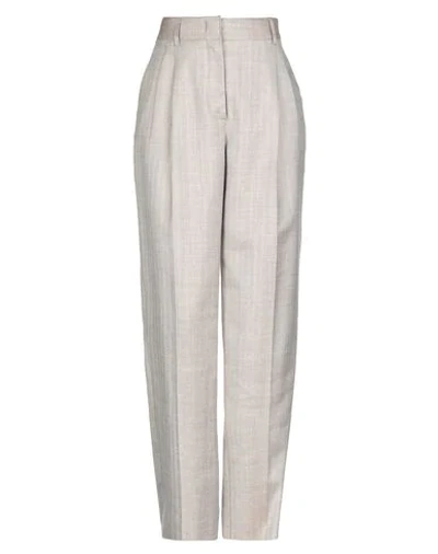 Shop Casasola Woman Pants Sand Size 8 Virgin Wool, Silk, Linen In Beige