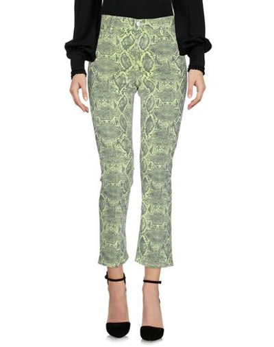Shop J Brand Woman Pants Acid Green Size 30 Cotton, Polyester, Elastane