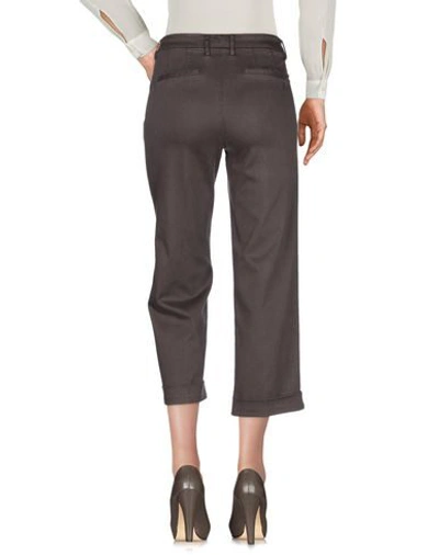 Shop Re-hash Cropped Pants In Dark Brown