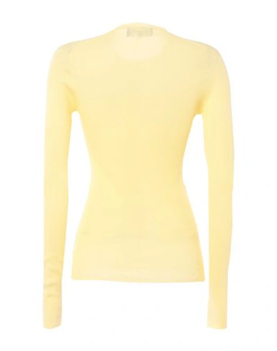 Shop Rochas Cardigan In Light Yellow