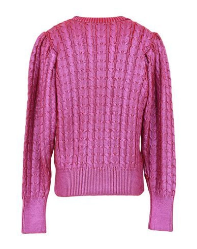 Msgm Sweater In Fuchsia
