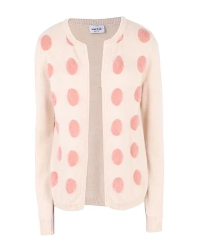 Shop Au Jour Le Jour Cardigan In Pale Pink