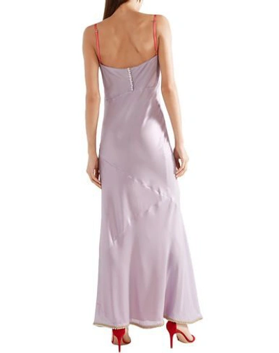 Shop Acne Studios Midi Dresses In Lilac