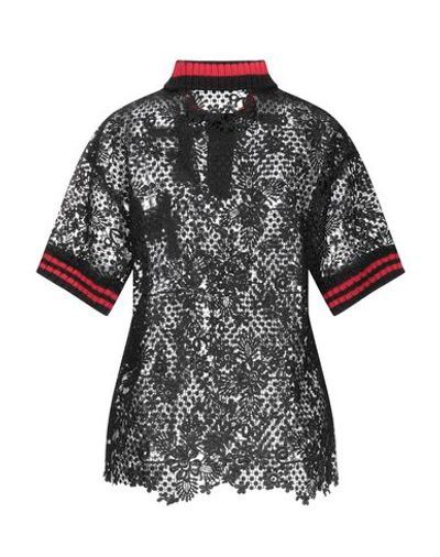 Frankie Morello Blouses In Black