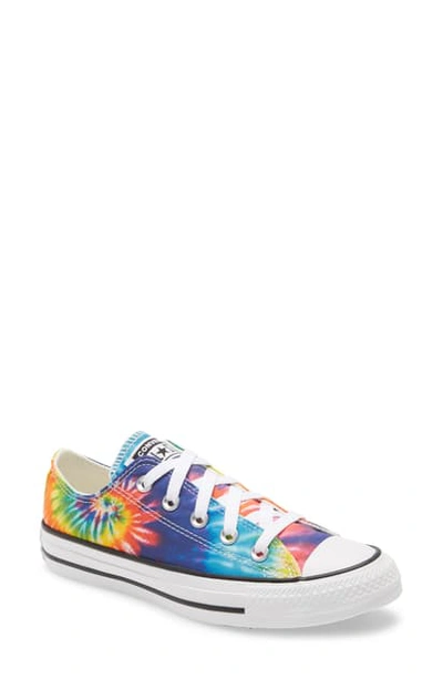 Shop Converse Chuck Taylor All Star Tie Dye Low Top Sneaker In White/ Multi/ Black