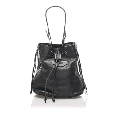 Balenciaga Papier Plate Bucket Bag In Black | ModeSens