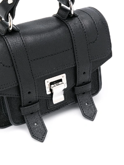 Shop Proenza Schouler Ps1 Micro Tote Bag In Black