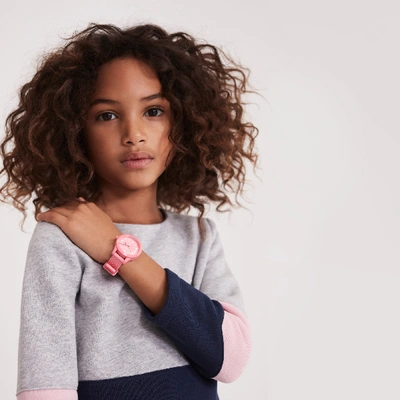 Shop Lacoste Kids L.12.12 Watch With Pink Silicone Strap - One Size