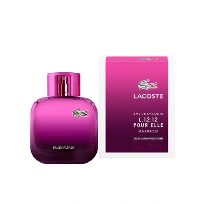 Shop Lacoste L.12.12 Magnetic Pour Elle Eau De Parfum 80ml - One Size In Pink