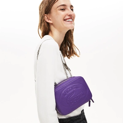 Crossbody bag Lacoste Purple in Synthetic - 30174811