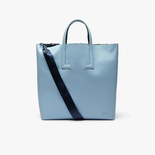 lacoste leather tote