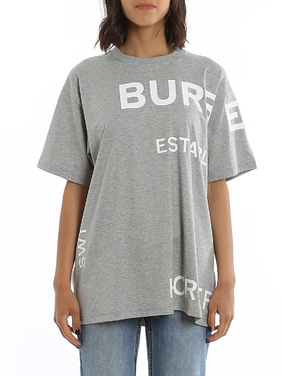 Shop Burberry Carrick T-shirt In Grey