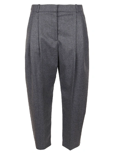 Shop Stella Mccartney Dawson Trousers In Grey Melange